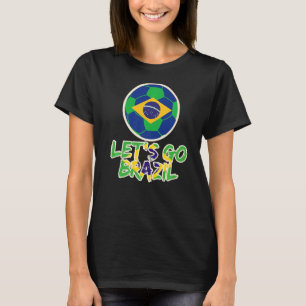 Brazil Soccer 2022  Brazilian Football Team Suppor T-Shirt