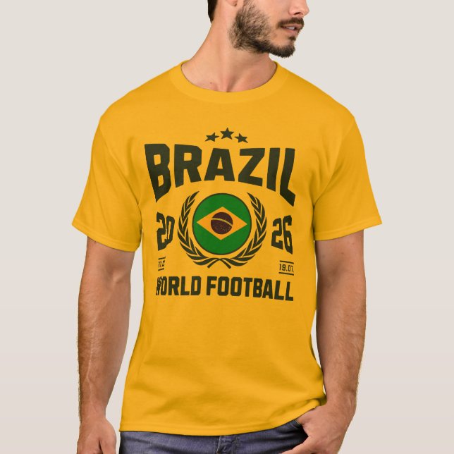 Brazil Soccer 2026 T-Shirt (Front)