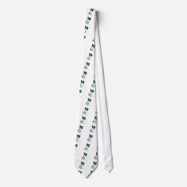 brazil soccer ball tie (Front)