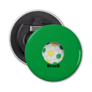 Brazil Soccer Bottle Opener