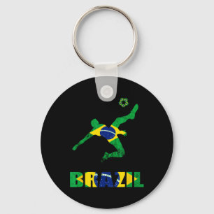Brazil Soccer Brazilian Footll Player Brasileiro P Key Ring