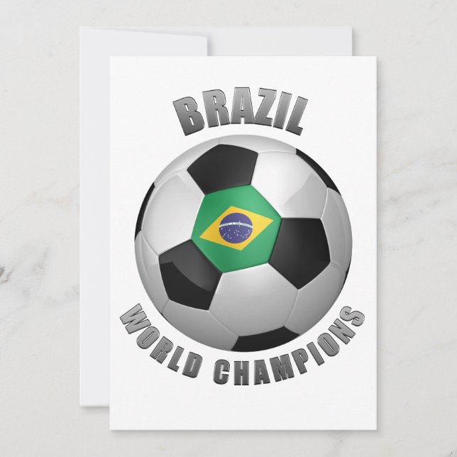 BRAZIL SOCCER CHAMPIONS (Front)