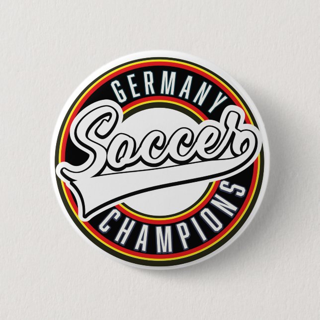 Brazil Soccer Champions Button (Front)