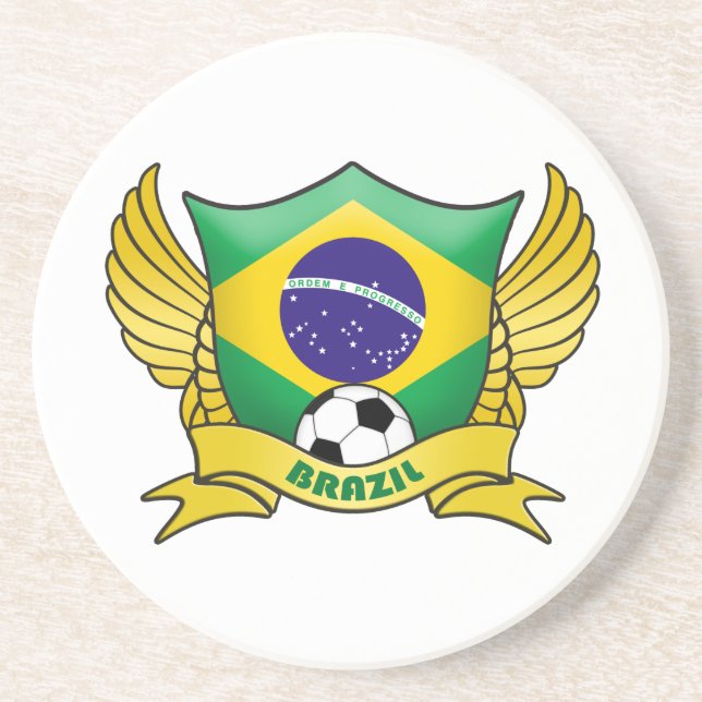 Brazil Soccer Coasters (Front)