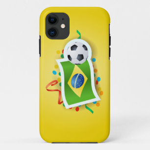 Brazil, soccer design Case-Mate iPhone case