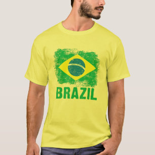 Brazil Soccer Football Brazilian Flag T-Shirt
