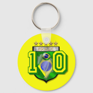 Brazil Soccer Key Ring