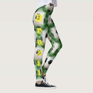 Brazil Soccer Leggings