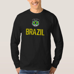Brazil Soccer Team Fan Football Brazilian Flag 202 T-Shirt