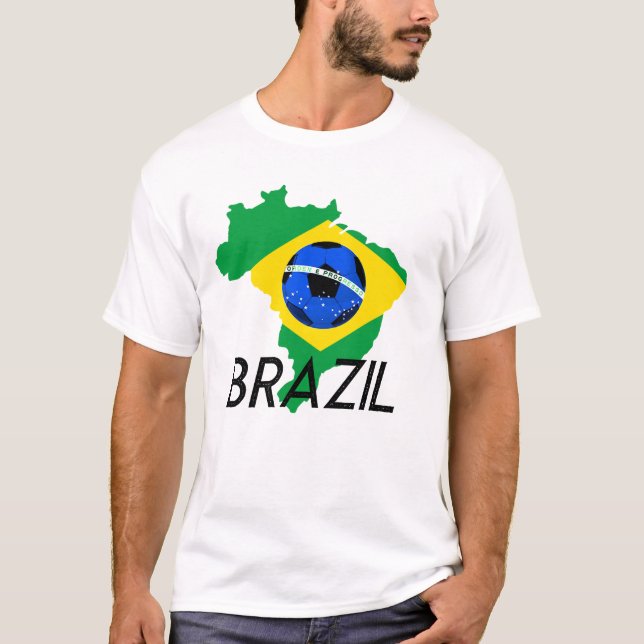 Brazil Soccer Team Supporter T-shirt (Front)