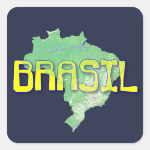 Brazil Square Sticker
