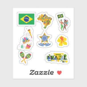 Brazil Stickers