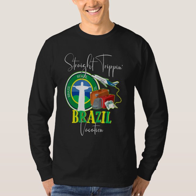 Brazil Straight Trippin South America Group Matchi T-Shirt (Front)