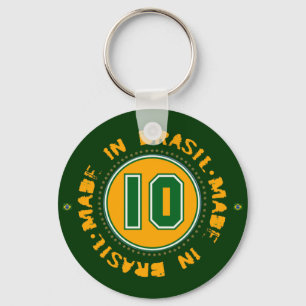Brazil team key ring