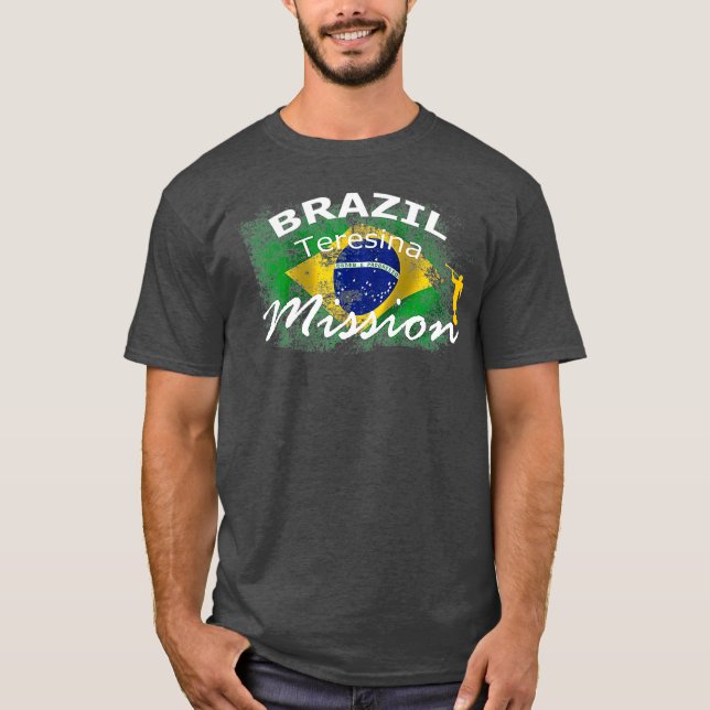 Brazil Teresina Mormon LDS Mission Missionary T-Shirt (Front)