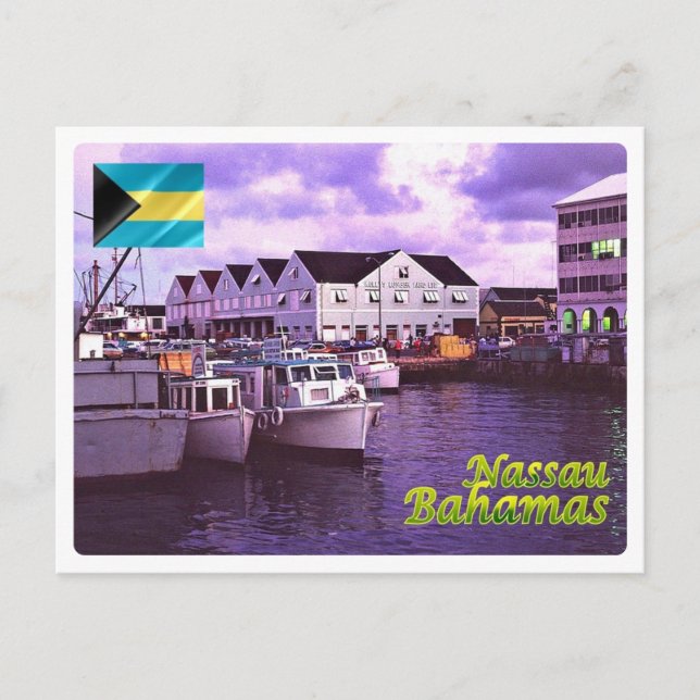 Brazil - The Bahamas - Nassau, Harbour - Postcard (Front)