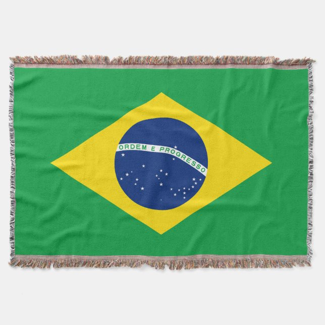 Brazil Throw Blanket (Front)