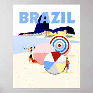 Brazil Travel Poster