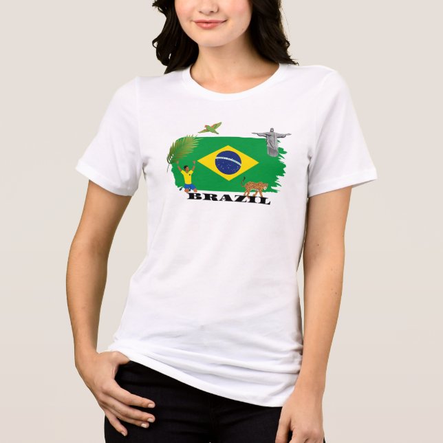BRAZIL Tri-Blend SHIRT (Front)