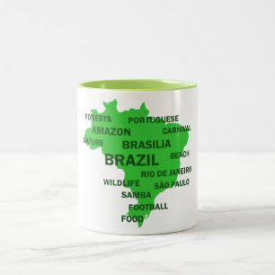 Brazil Two-Tone Coffee Mug