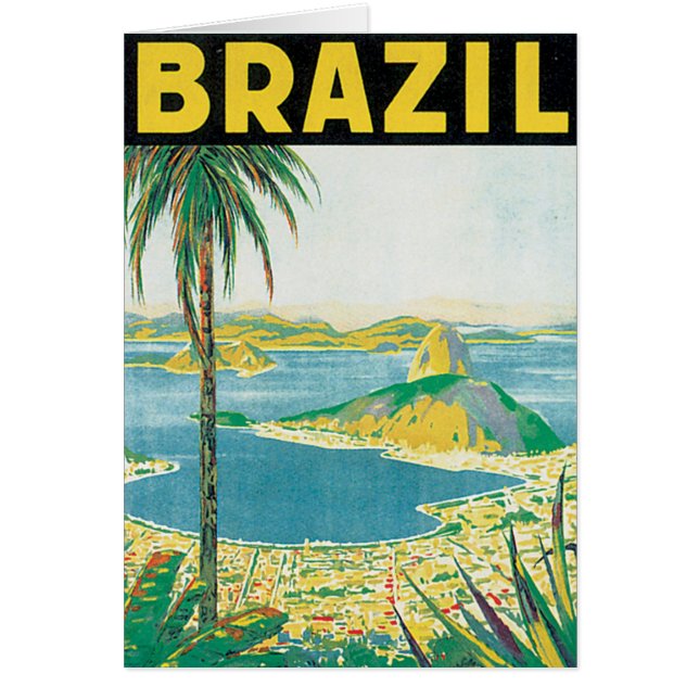Brazil Vintage Travel Poster (Front)