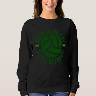 Brazil Volleyball Double sided Sweatshirt