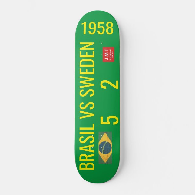 BRAZIL VS SWEDEN Skateboard (Front)