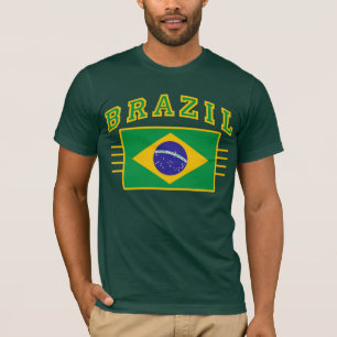 Brazil with Flag T-Shirt