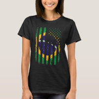 Brazilian American Flag Brazilian Roots Brazil Ame