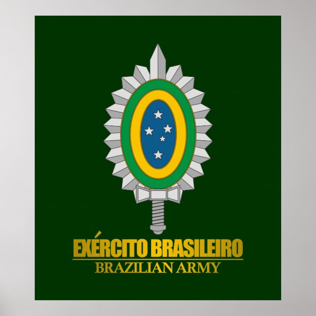 Brazilian Army Emblem Poster (Front)
