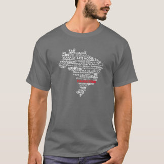 Brazilian Artists &Culture Map T-Shirt