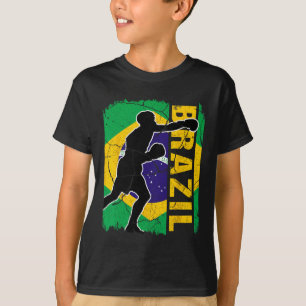 Brazilian Boxing Team Brazil Flag Boxing Gloves T-Shirt