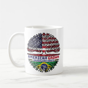 Brazilian Brazil US American USA United States Coffee Mug