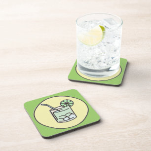brazilian caipirinha cocktail coaster