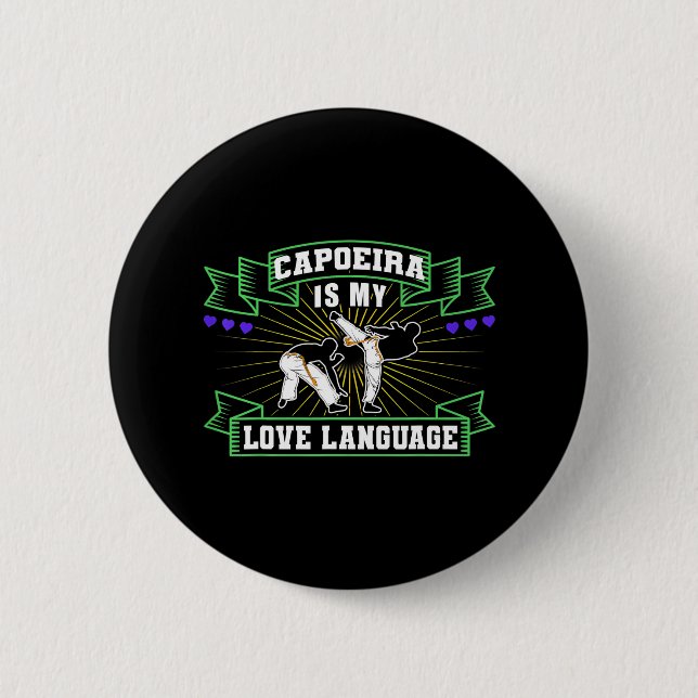 Brazilian Capoeira Dance Martial Art Capoeira Is 6 Cm Round Badge (Front)