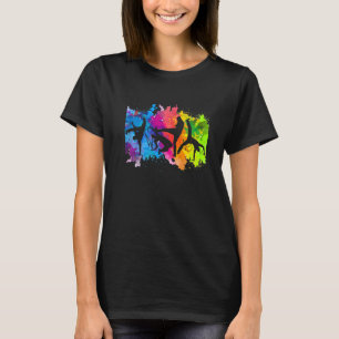 Brazilian Capoeira Dance Martial Watercolor T-Shirt