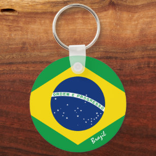 Brazilian Flag & Brazil holiday, patriots / sports Key Ring