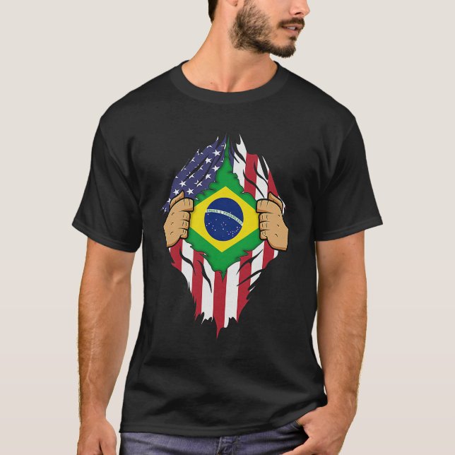 BRAZILIAN FLAG BRAZIL Men Women Kids T-Shirt (Front)
