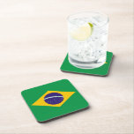 Brazilian flag coaster<br><div class="desc">Brazilian flag</div>