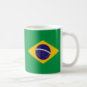 Brazilian flag coffee mug