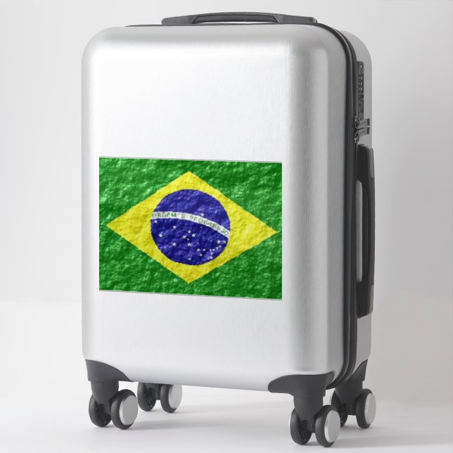 Brazilian Flag Design (Suitcase)