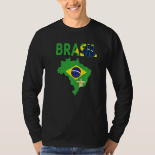 Brazilian Flag Idea For Men & Brasil Flag 1 T-Shirt
