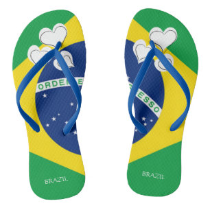 BRAZILIAN flag Jandals