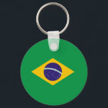 Brazilian flag key ring<br><div class="desc">Brazilian flag</div>