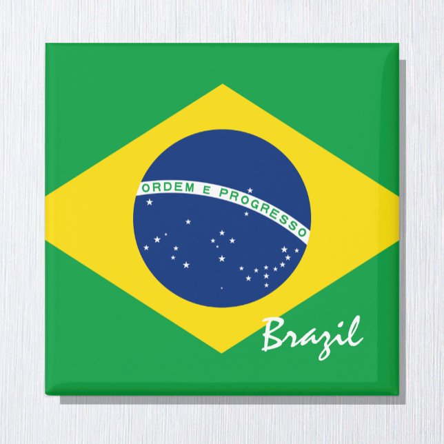 Brazilian flag Magnet, holiday, Brazil Magnet (Creator Uploaded)