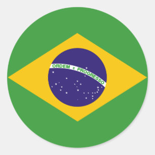 Brazilian flag of Brazil stickers