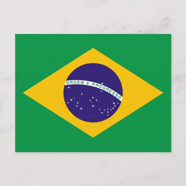 Brazilian flag postcard (Front)