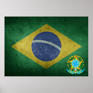 brazilian flag poster