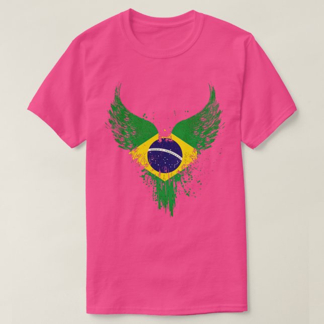Brazilian Flag T-Shirt (Design Front)