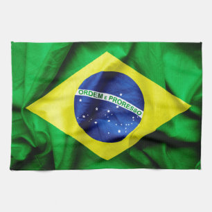 Brazilian Flag Tea Towel